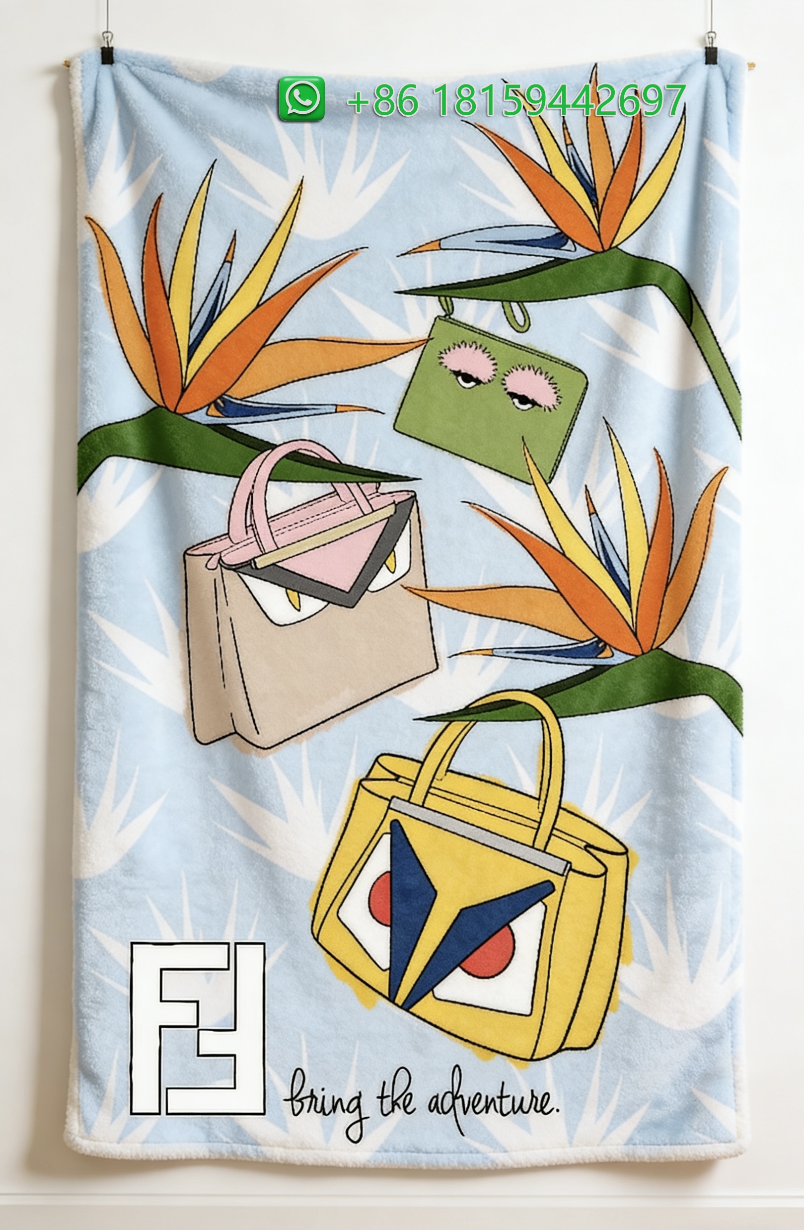 Fendi Throw Blankets